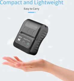Bisofice Tragbarer 58-mm-Beleg-Thermodrucker 2 Zoll Mini Mobile Pocket Printers Mit 1 Thermopapierrolle USB & Wireless BT-Verbindung Kompatibel Mit Windows/Android/iOS Fue R Office Market Restaurant Sales Retail Shop -Elektronikpunkt c51dad69b9059830fd8271e1e05b0dec