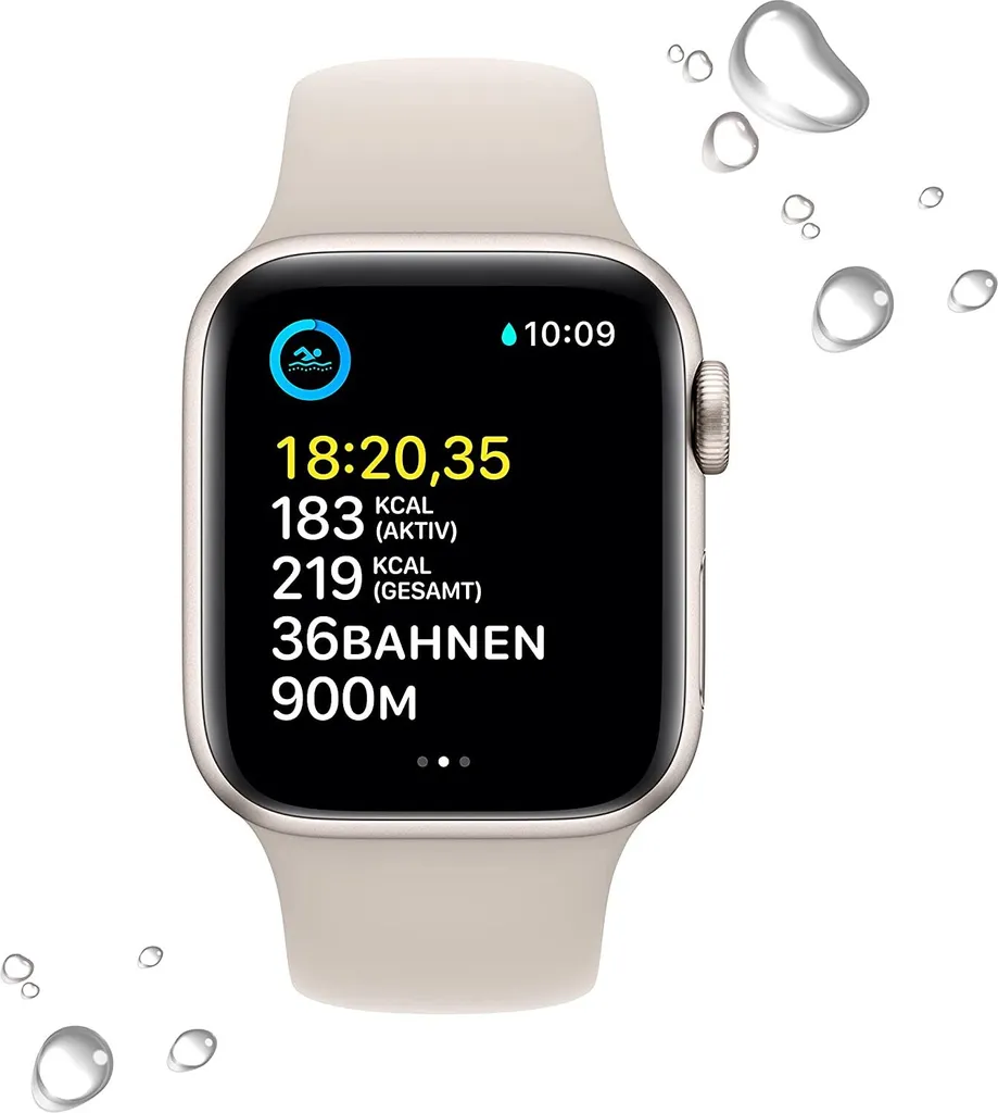 Apple Watch SE Aluminium 40mm Polarstern (Sportarmband Polarstern) *NEW* 7 Apple Watch SE Aluminium 40mm Polarstern (Sportarmband Polarstern) *NEW* – Bild 5