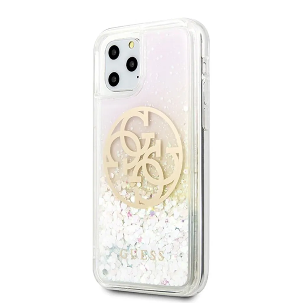 Guess Für IPhone 11 PRO Schutzhülle Handyhülle Hülle Case Cover Liquid Glitter Circle Logo 4 Guess Für IPhone 11 PRO Schutzhülle Handyhülle Hülle Case Cover Liquid Glitter Circle Logo – Bild 2
