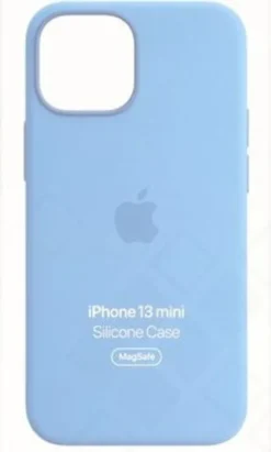 Apple IPhone 13 Mini Silicone Case, MagSafe - Blue Jay -Elektronikpunkt c8480459ddc42440003f670fac2ae96e