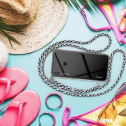 EAZY CASE Handykette Kompatibel Mit Huawei Y7 (2019) / Y7 Prime (2019) Kette, Handyhülle Mit Umhängeband, Handykordel, Schutzhülle, Kette, Silikonhülle, Silikon Cover, Schwarz Camouflage -Elektronikpunkt c8781a75d65fa392a8f3a084fe3fc631