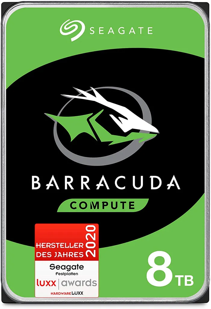 Seagate Barracuda ST8000DM004 - Festplatte - 8 TB - SATA 6Gb/s 3 Seagate Barracuda ST8000DM004 - Festplatte - 8 TB - SATA 6Gb/s
