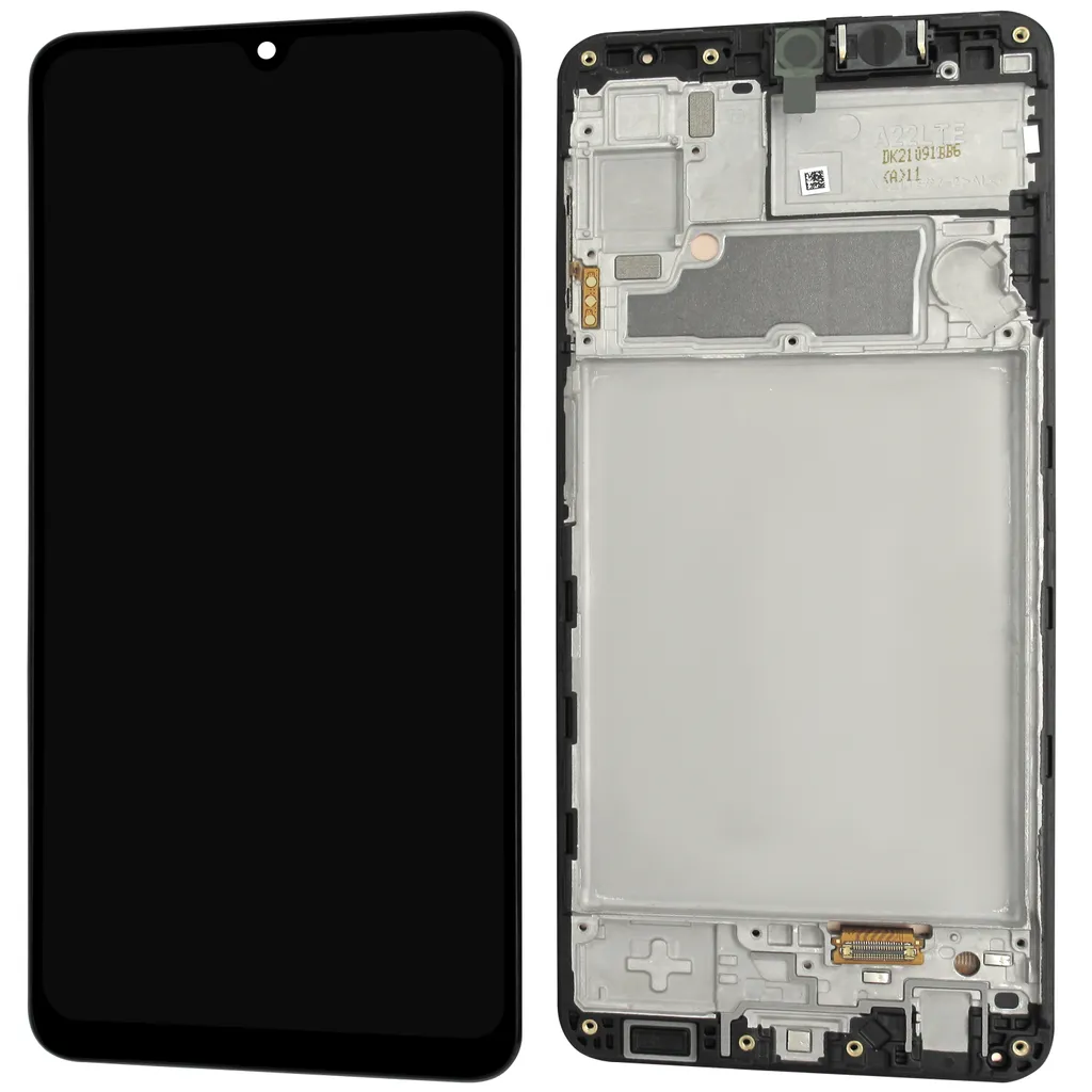 Original Samsung Galaxy A22 4G A225F Komplettes AMOLED Display Schwarz | Rahmen 4 Original Samsung Galaxy A22 4G A225F Komplettes AMOLED Display Schwarz | Rahmen – Bild 2