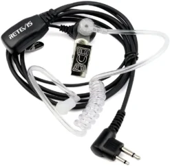 Retevis M001 Funkgerät Headset, Schallschlauch Kopfhörer Ohrhörer 2-pin Kompatibel Mit Minland G15/G18 Motorola DP1400 CP040 CP88 CP100 CP150 GP68 GP88 GP300 CT150 Walkie Talkies (1 STK.) -Elektronikpunkt caae359c3662c0c7d20599f90c59efde
