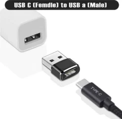 OTB Adapter Slim Kompatibel Zu USB-A 2.0 Stecker Auf USB Type C (USB-C) Buchse - Schwarz 8 OTB Adapter Slim Kompatibel Zu USB-A 2.0 Stecker Auf USB Type C (USB-C) Buchse - Schwarz -Elektronikpunkt cad8d9461cdb386bcbb2f0cc0f97133f