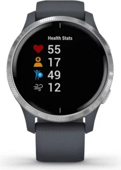 Garmin Venu Silver With Granite Blue Band -Elektronikpunkt cc566e46fdc8b94c7e9ab9df62d16408