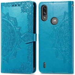 Motorola Moto E7i Power Hülle - Kunstleder - IMoshion Klapphülle - Türkis