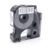 Vhbw Schriftband-Kassette Ersatz Für Dymo 45013, D1 Für Etiketten-Drucker 12mm Schwarz Auf Weiß
