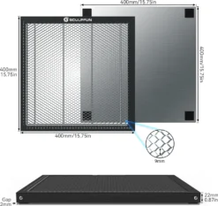 Sculpfun Engraver Extension Kit Erweiterungskit Für S6/S6pro/S9 Graviermaschinen Verlängerter Schaft 950 Mm X 410 Mm+400 X 400 Mm SCULPFUN Wabenarbeitstisch+Walze Roller Set SCULPFUN -Elektronikpunkt ce8a2ba068b8c5734167210967afc74f