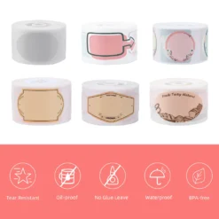 Niimbot Thermo-Etikettenpapier Fuer D101 Etikettendrucker Barcode Preis Groesse Name Blanko-Etiketten Wasserdicht Reissfest 25 X 25 Mm 230 Blatt/Rolle Fuer Home Organizer Supermarkt Store Catering 13 Niimbot Thermo-Etikettenpapier Fuer D101 Etikettendrucker Barcode Preis Groesse Name Blanko-Etiketten Wasserdicht Reissfest 25 X 25 Mm 230 Blatt/Rolle Fuer Home Organizer Supermarkt Store Catering -Elektronikpunkt cf1fcc057b1dada520810ad143ebb906