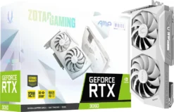 Zotac GAMING GeForce RTX 3060 AMP White Edition LHR, GeForce RTX 3060, 12 GB, GDDR6, 192 Bit, 7680 X 4320 Pixel, PCI Express X16 4.0