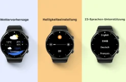 Blackview R7 Pro - Verbundene Uhr Für Männer Und Frauen - Wasserdichte Smartwatch IP68 - Metallrahmen & Robustes Corning-Glas - Fitnessuhr Mit Herzfrequenz, Blutsauerstoff & Schlafen - Schwarz -Elektronikpunkt cfe15364977ca02728b763dba2665cf0