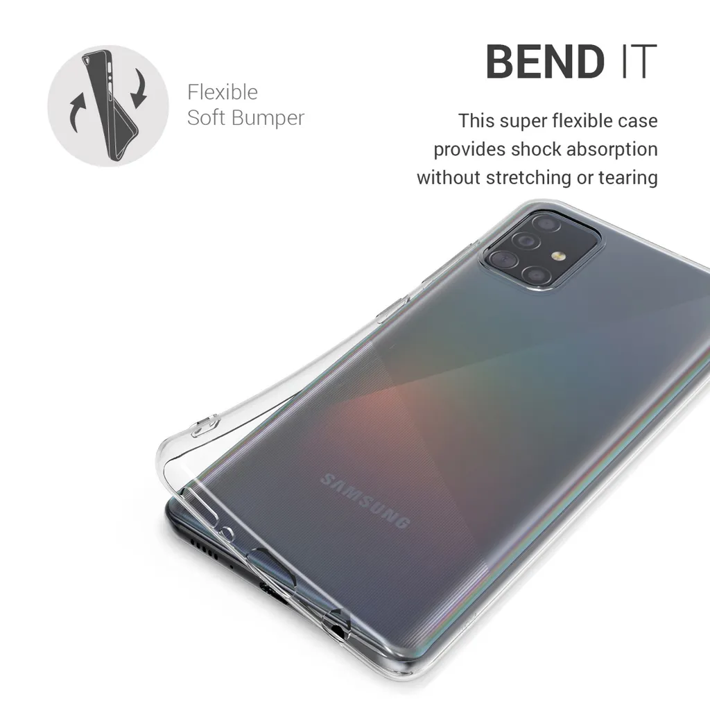 Kwmobile Hülle Kompatibel Mit Samsung Galaxy A51 - Silikon Handyhülle Transparent - Handy Case In Transparent 3 Kwmobile Hülle Kompatibel Mit Samsung Galaxy A51 - Silikon Handyhülle Transparent - Handy Case In Transparent