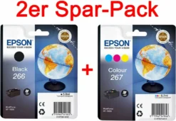 Epson® 2er SET Original Epson 266 Epson C13T26614010 + Epson 267 Epson C13T26704010