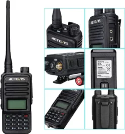 Retevis RT85 Walkie Talkie Dualband, 2m / 70cm Funkgeräte Mit Großer Reichweite, 200 Kanäle DTMF FM Radio, 1400mAh Wiederaufladbare Radio Amateur Mit Notfallalarm Für Sicherheit, Baustelle (Schwarz, 2 Stück) 15 Retevis RT85 Walkie Talkie Dualband, 2m / 70cm Funkgeräte Mit Großer Reichweite, 200 Kanäle DTMF FM Radio, 1400mAh Wiederaufladbare Radio Amateur Mit Notfallalarm Für Sicherheit, Baustelle (Schwarz, 2 Stück) -Elektronikpunkt d50e9f27f3694ab5d8fbd90879c5f985