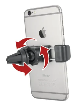 WEDO Smartphone-KFZ-Klemmhalter "Clip-it Plus" Schwarz -Elektronikpunkt d51c9f3264fcceeec8ed16673b82dbb5