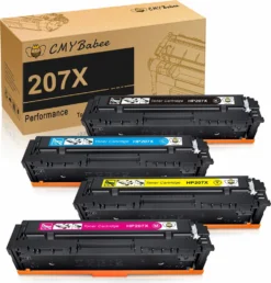 [Mit Chip] 207X 207 XXL Toner Kompatible Für HP W2210X W2211X W2212X W2213X 207A W2210A Multipack Tonerkartusche Für HP Color Laserjet Pro MFP M283fdw M282nw M283fdn M255dw