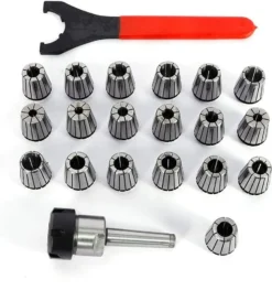 Profi ER32 Spannzangenfutter Mit MT2 ER32 M10, 21-tlg. ER32-Spannzangenfutter 2mm Bis 20 Mm Für CNC-Graviermaschinen Oder Fräswerkzeuge Prazision Mit Koffer -Elektronikpunkt d7ac99b52e0f0f2365d86b42d0b9a50e