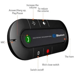 AGPTEK Bluetooth Multipoint Freisprecheinrichtung Auto Kit -Elektronikpunkt daad110f195eca876710db5f1a197fe2