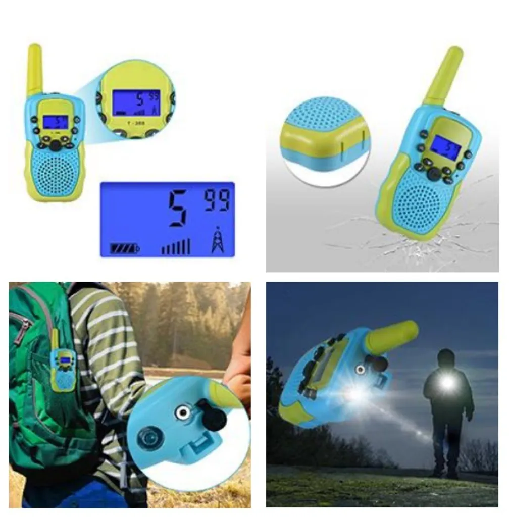Hikeren T-338 Walkie Talkie Für Kinder 3-12 Jahren Mit LCD-Taschenlampe ( 3er Set) 9 Hikeren T-338 Walkie Talkie Für Kinder 3-12 Jahren Mit LCD-Taschenlampe ( 3er Set) – Bild 7