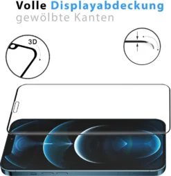 Full Screen Panzerglas Für Apple IPhone 12 Pro Max Schutzfolie Glas Folie Vollbild Panzerfolie -Elektronikpunkt dbee642e61d4cd53ee6589ee7bc709ae 1