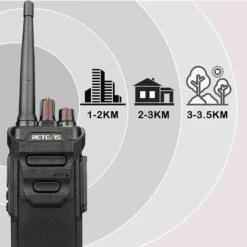 Retevis RT648 Funkgeräte, IP67-Handfunkgeräte Mit USB Ladestationen, PMR446 Lizenzfreies Walkie Talkie Mit 1200mAh Batterie, Notfallalarm, VOX, Squelch, CTCSS / DCS, Für Outdoor, Skifahren, Notfall( 5Stück, Schwarz) -Elektronikpunkt ddfd86884cf16cc6f70306c745e775d5