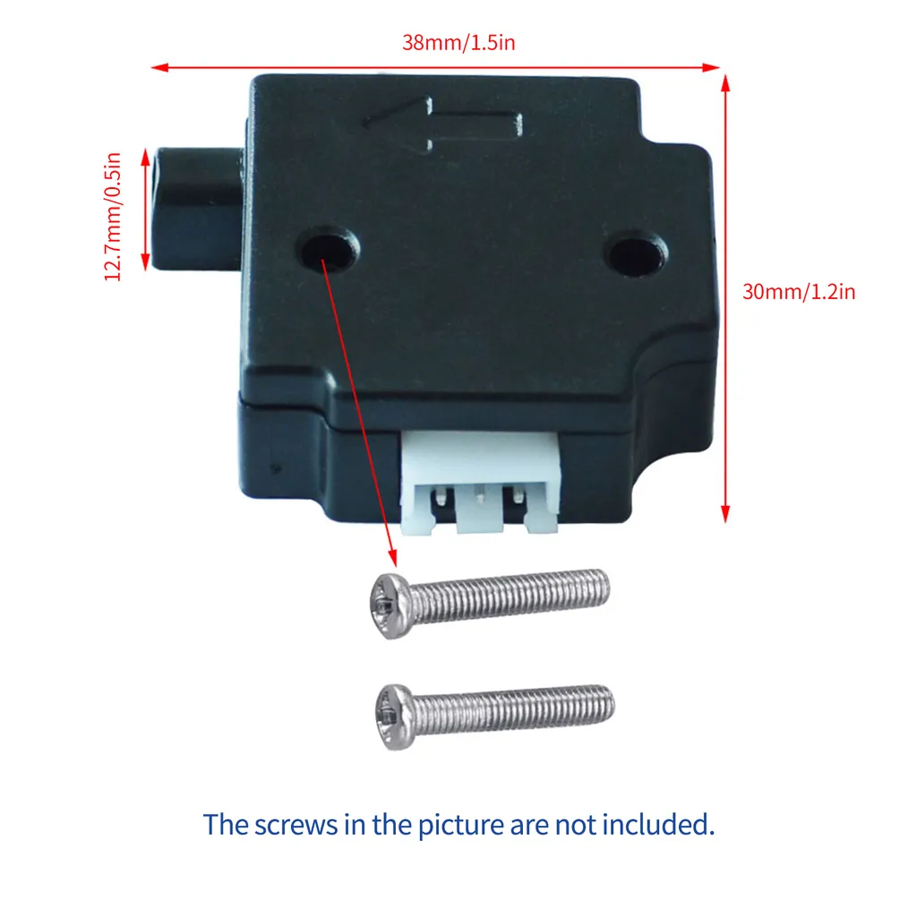 TRONXY 3D-Druckerfilament-Erkennungsmodul Auslaufpausen-Erkennungsmonitor Mit 1 M Kabel Für 3D-Drucker 1,75 Mm Filament 7 TRONXY 3D-Druckerfilament-Erkennungsmodul Auslaufpausen-Erkennungsmonitor Mit 1 M Kabel Für 3D-Drucker 1,75 Mm Filament – Bild 5
