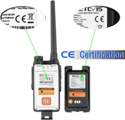 Retevis RT647 Wakie Talkie, Wasserdicht IP67, 16 Kanäle Lizenzfrei PMR446, Walkie-Talkie Freisprecheinrichtung, Scan CTCSS/DCS-Monitor, 2-Wege-Radio (2 Stück, Schwarz) -Elektronikpunkt e02eea28b39de3ad816af3b4faa315cd