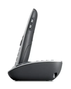 Gigaset E560A, DECT-Telefon, Kabelloses Mobilteil, Freisprecheinrichtung, 200 Eintragungen, Anrufer-Identifikation, Schwarz, Silber -Elektronikpunkt e4fa872d0a8093ed39a50d5fc45254bc
