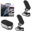 2x Faltbarer Magnetischer Auto Handyhalter, 360 ° Drehbarer Telefonhalter, Silber