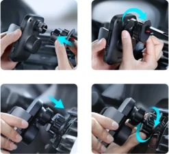 Joyroom Qi Kabelloses Induktionsladegerät 15 W (MagSafe Für IPhone Kompatibel) Für Lüftungsgitter (JR-ZS295) -Elektronikpunkt e535c24cdea70a77d5b0a5c21af96802