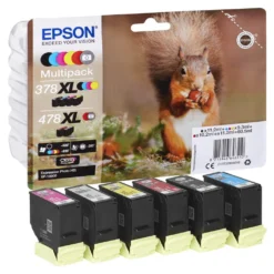 Epson® Epson Squirrel Multipack 6-colours 378XL / 478XL Claria Photo HD Ink - Original - Tinte Auf Pigmentb -Elektronikpunkt e5d461c7db3312d294313b8251197ea9