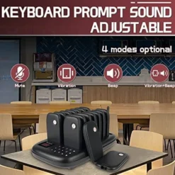 Retekess TD175 Drahtloses Pager Rufsystem, Restaurant Pager System,Vibration, Sofort Einsatzbereit Ohne Pairing, 7 Anrufmodi, 500M, Für Restaurant Bar 14 Retekess TD175 Drahtloses Pager Rufsystem, Restaurant Pager System,Vibration, Sofort Einsatzbereit Ohne Pairing, 7 Anrufmodi, 500M, Für Restaurant Bar -Elektronikpunkt e5ff9f06740d74ba8200742a3f66374f