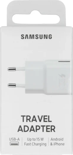 Samsung Travel Charger Ohne Kabel 15W Weiß -Elektronikpunkt e69580d85362f9dce9840d7f6ec2b50e