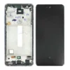 Original Samsung Galaxy A52 4G A525F / 5G A526B Super AMOLED Display Touchscreen Bildschirm Rahmen Lila Violett