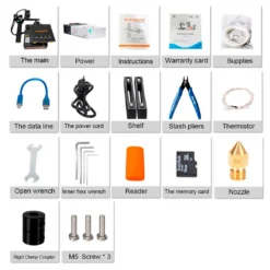 KINGROON KP3S 3D-Drucker FDM 180 X 180 X 180 Mm Druckgröße Doppelführungsschiene Ultraleiser Schritttreiber TMC2225 Verbesserter 1,75 Mm Filament PLA/HOLZ/TPU 3D-Drucker -Elektronikpunkt e8ec961081f60cec7052919e48bfcd5e