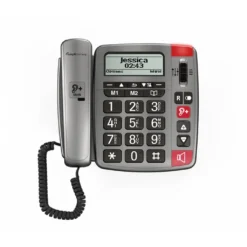 Amplicomms - Schnurgebundenes Festnetztelefon Powertel 196 Full Duplex