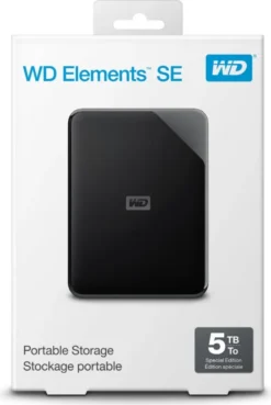 WD Elements SE - 5000 GB - 3.2 Gen 1 (3.1 Gen 1) - Schwarz -Elektronikpunkt ea2c502a809abf66fc73661d040eccdb