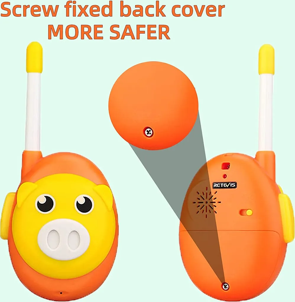 Retevis RB616 Walkie Talkie Kinder, Cartoon-Stil Einfach Zu Bedienen, Spielzeuge Geschenk Für Jungen Mädchen (1 Paar) 8 Retevis RB616 Walkie Talkie Kinder, Cartoon-Stil Einfach Zu Bedienen, Spielzeuge Geschenk Für Jungen Mädchen (1 Paar) – Bild 6