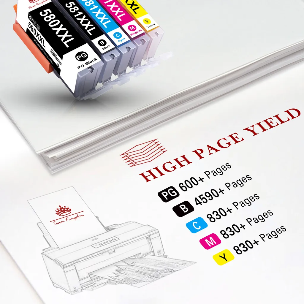 10 Pack PGI-580 CLI-581 XXL Patronen Ersatz Für Canon 580 581 Druckerpatronen Kompatibel Für Canon Pixma TR8550 TS6150 TS6250 TS8150 TR7550 TS8250 TS6250 TS6350 TS9550 TS8151 TS6151 TS9150 TS8251 TS6251 4 10 Pack PGI-580 CLI-581 XXL Patronen Ersatz Für Canon 580 581 Druckerpatronen Kompatibel Für Canon Pixma TR8550 TS6150 TS6250 TS8150 TR7550 TS8250 TS6250 TS6350 TS9550 TS8151 TS6151 TS9150 TS8251 TS6251 – Bild 2