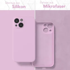 EAZY CASE Silikon Handyhülle Kompatibel Mit Apple IPhone 13 Mini, Silikonhülle Mit Kameraschutz, Silikonhülle, Schutzhülle, Bumper, Handy Case, Softcase, Lavendel Lila 11 EAZY CASE Silikon Handyhülle Kompatibel Mit Apple IPhone 13 Mini, Silikonhülle Mit Kameraschutz, Silikonhülle, Schutzhülle, Bumper, Handy Case, Softcase, Lavendel Lila -Elektronikpunkt eb55ee5310e488532280cb88bee7fdf7