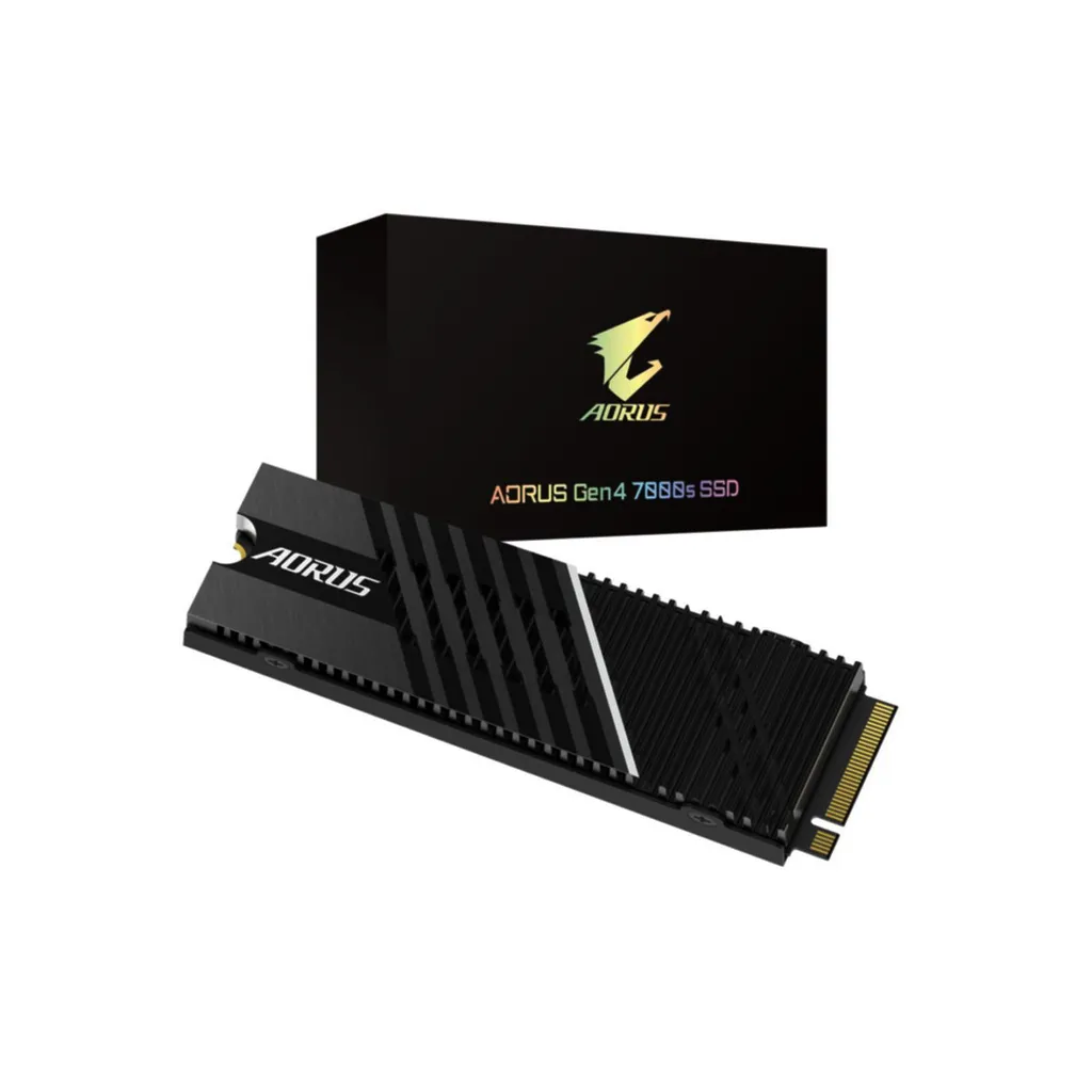 Gigabyte Aorus 1TB M.2 PCIe GP-AG70S1TB PCI Express 4.0x4 Gen4 7000s, Farbe:Schwarz 3 Gigabyte Aorus 1TB M.2 PCIe GP-AG70S1TB PCI Express 4.0x4 Gen4 7000s, Farbe:Schwarz
