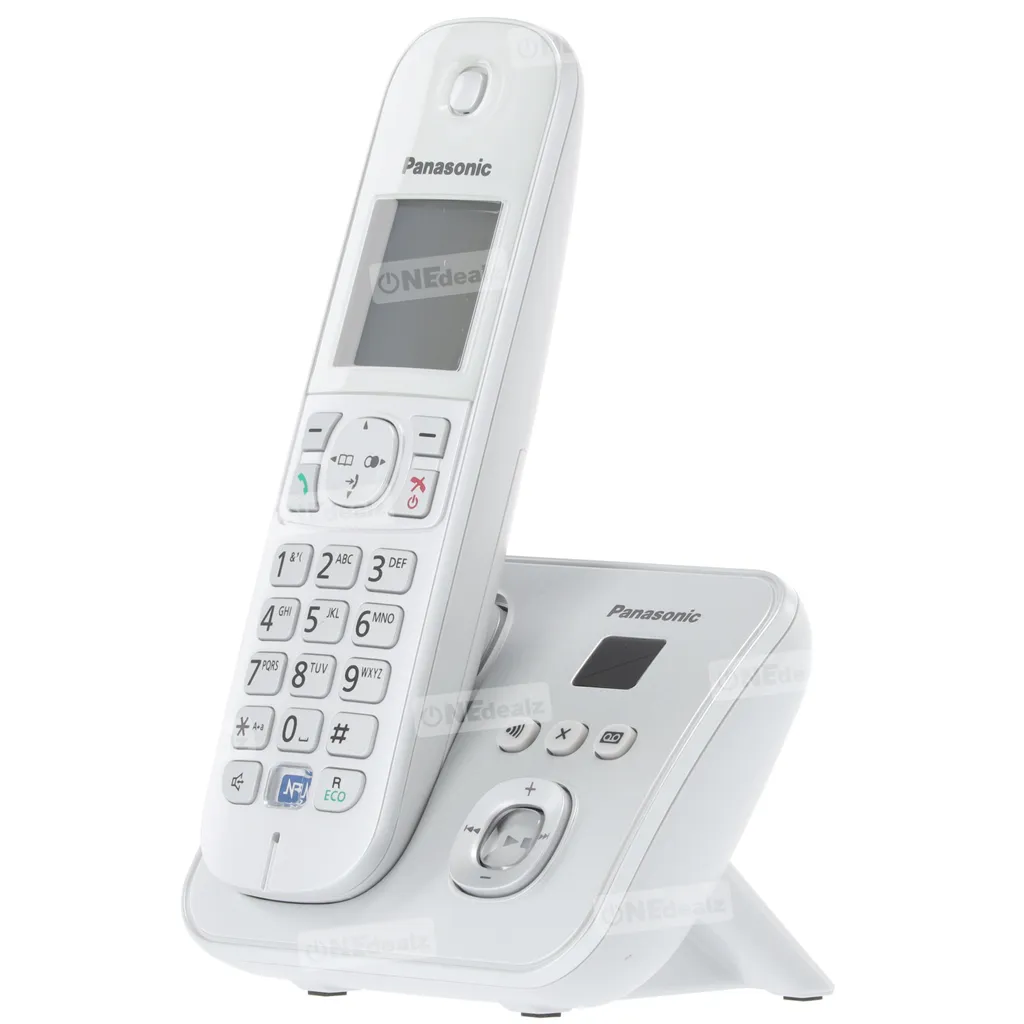 Panasonic KX-TG6821 Strahlungsarmes Schnurlostelefon Mit Anrufbeantworter, Rufnummernanzeige, 15h Sprechzeit, 7 Tage Standby, Freisprechfunktion, DECT 7 Panasonic KX-TG6821 Strahlungsarmes Schnurlostelefon Mit Anrufbeantworter, Rufnummernanzeige, 15h Sprechzeit, 7 Tage Standby, Freisprechfunktion, DECT – Bild 5