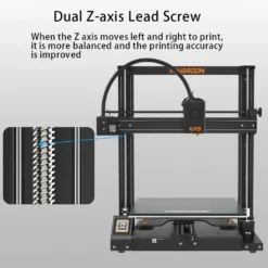 KINGROON KP5L 3D-Drucker FDM 300 X 300 X 330 Mm Druckgröße Titan-Extruder Doppel-Z-Aixs-Gewindespindel Mit Glasplattform Für 1,75 Mm Filament PLA/TPU/Holz -Elektronikpunkt ededf9be88000ea3327e32ae296d9f66