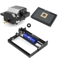 SCULPFUN Air Assist System+SCUL PFUN Walze Roller Set+Wabenarbeitstisch Stahlplatte 300x200mm SCULP FUN