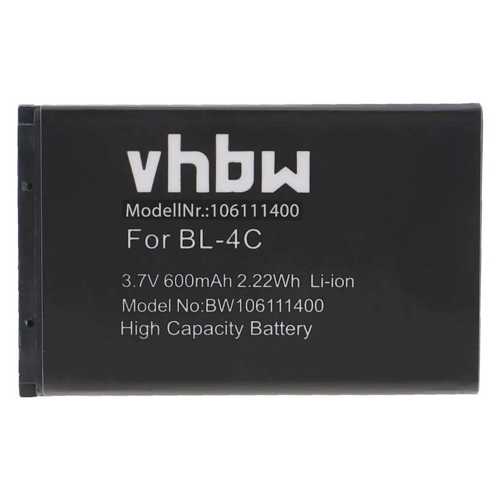 Vhbw Li-Ion Akku 600mAh (3,7 Volt) Kompatibel Mit SWISSTONE BBM 620, SWISSVOICE BBM 620, UTEC M980 Handy Telefon 3 Vhbw Li-Ion Akku 600mAh (3,7 Volt) Kompatibel Mit SWISSTONE BBM 620, SWISSVOICE BBM 620, UTEC M980 Handy Telefon