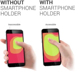 Kwmobile Smartphone Fingerhalter Mit Ständer - Selbstklebende Handy Fingerhalterung Kompatibel Mit IPhone Samsung Sony Handys Dunkelblau -Elektronikpunkt efb40d45daf4d1740d470c2cbbcbc134