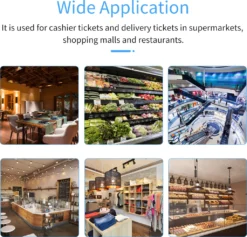 Bisofice Tragbarer 58-mm-Beleg-Thermodrucker 2 Zoll Mini Mobile Pocket Printers Mit 1 Thermopapierrolle USB & Wireless BT-Verbindung Kompatibel Mit Windows/Android/iOS Fue R Office Market Restaurant Sales Retail Shop -Elektronikpunkt f0c467e54471cd7c0c598f6154e2ccb8