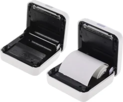 PeriPage Mini Pocket Etikettendrucker Labelprinter Thermodrucker Papierdrucker Mit Bluetooth-Verbindung + 3 Farbige Selbstklebende Thermorollen 56*30mm + 3 Rollen Weiß Thermopapier 57*30mm (Gelb) -Elektronikpunkt f14b2606779950b296a82d3fe74cc2a1