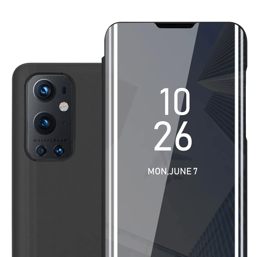 Cadorabo Handyhülle Für OnePlus 9 PRO In Schwarz Cover Backcover Schutzhülle Book Case Booklet 4 Cadorabo Handyhülle Für OnePlus 9 PRO In Schwarz Cover Backcover Schutzhülle Book Case Booklet – Bild 2